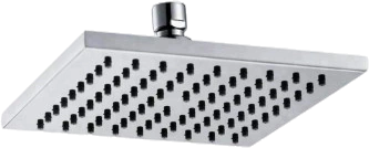 Square 6 inches Shower S.S. 304